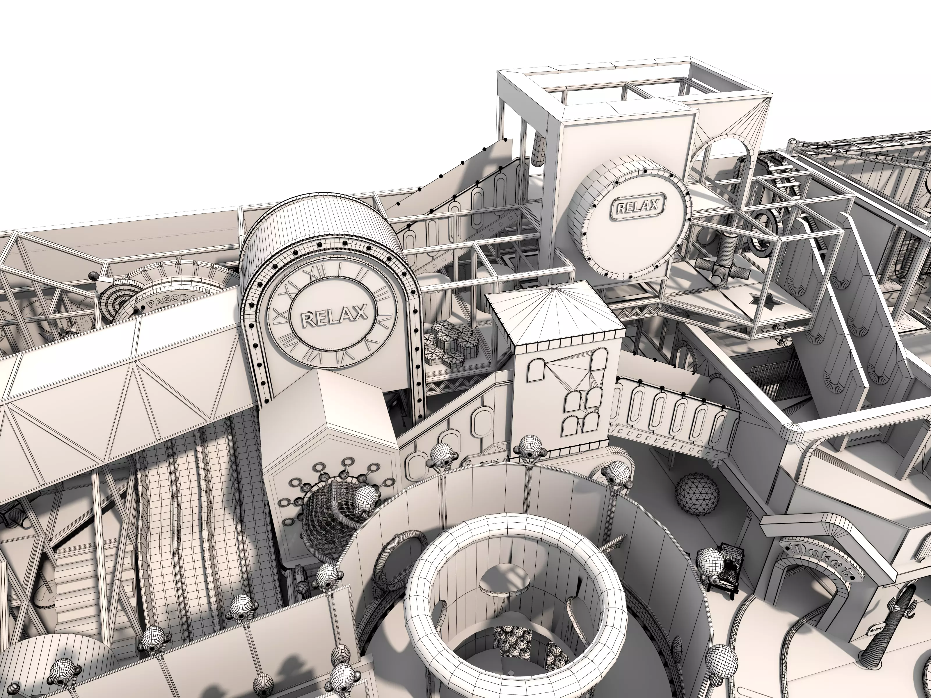 Children playground 03 3D model_26