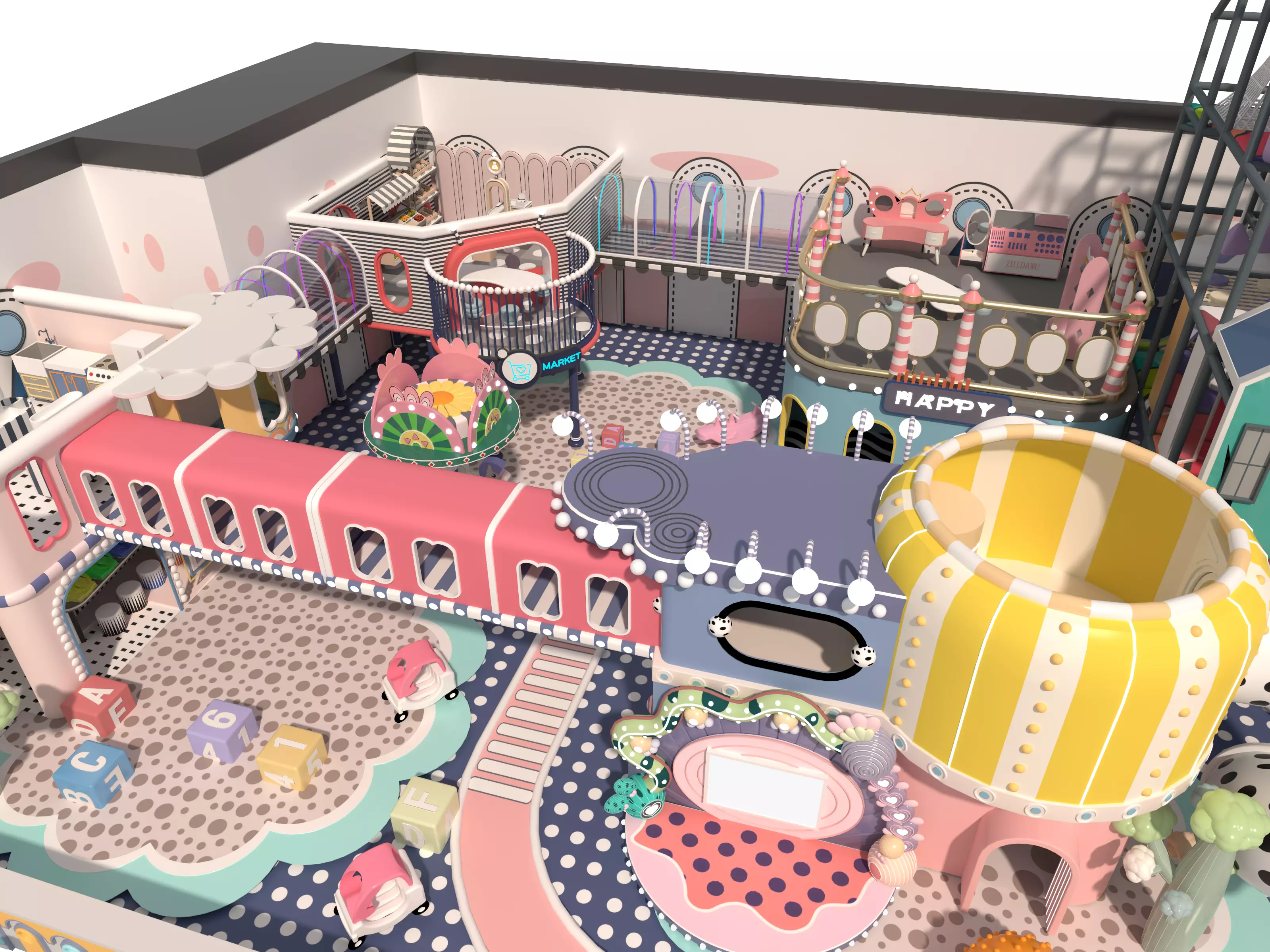 Children playground 03 3D model_12