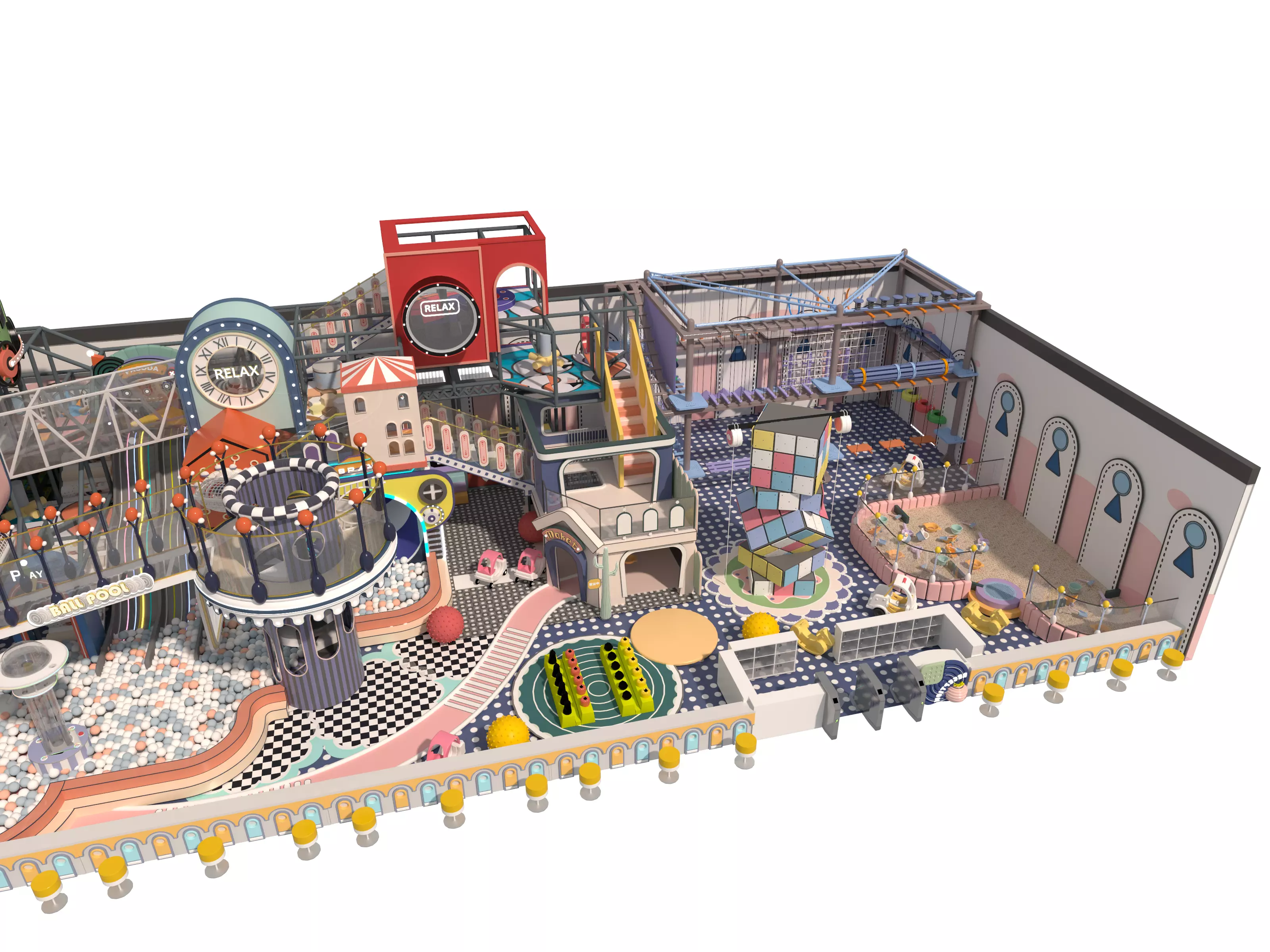 Children playground 03 3D model_9