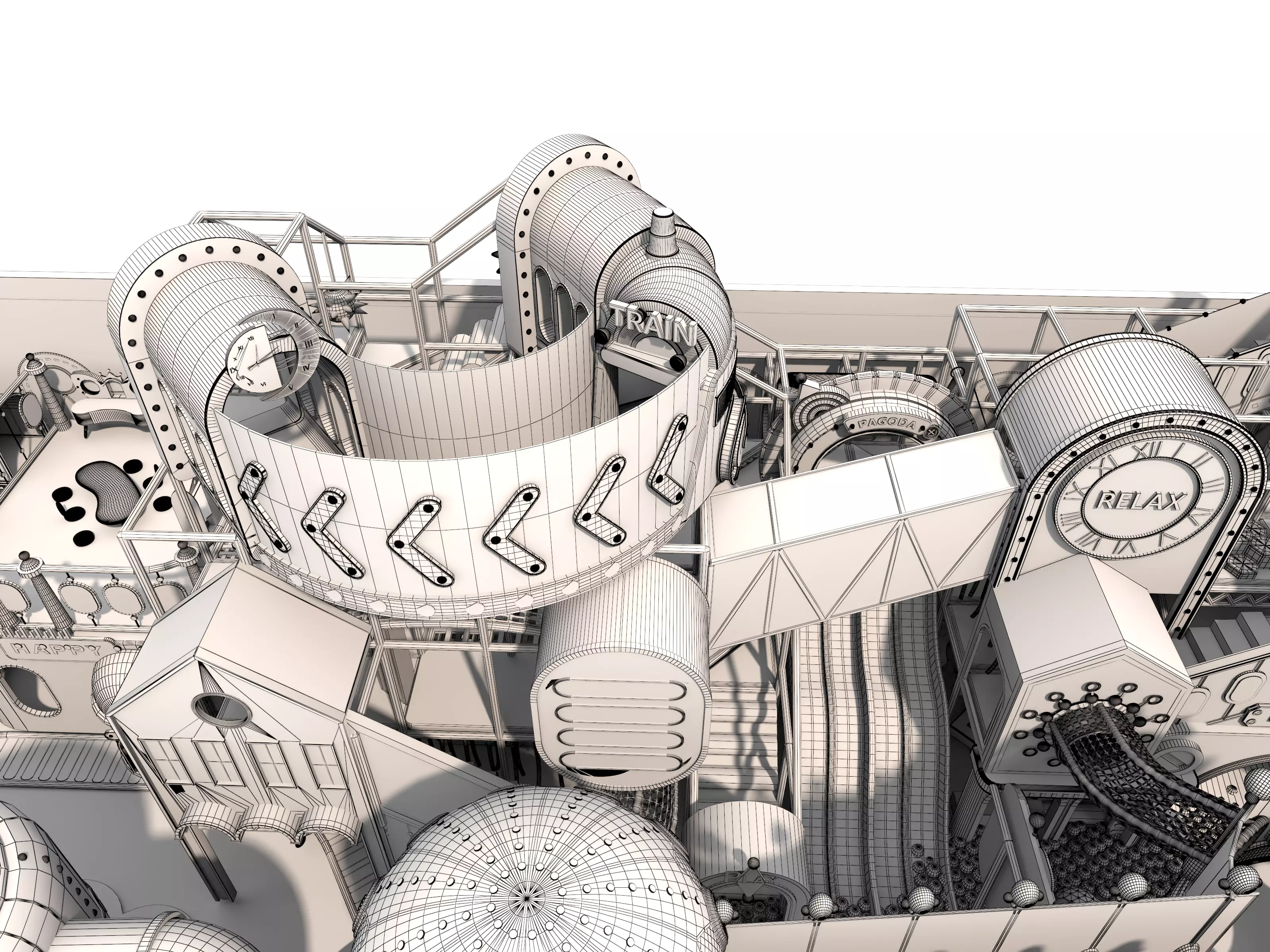 Children playground 03 3D model_17