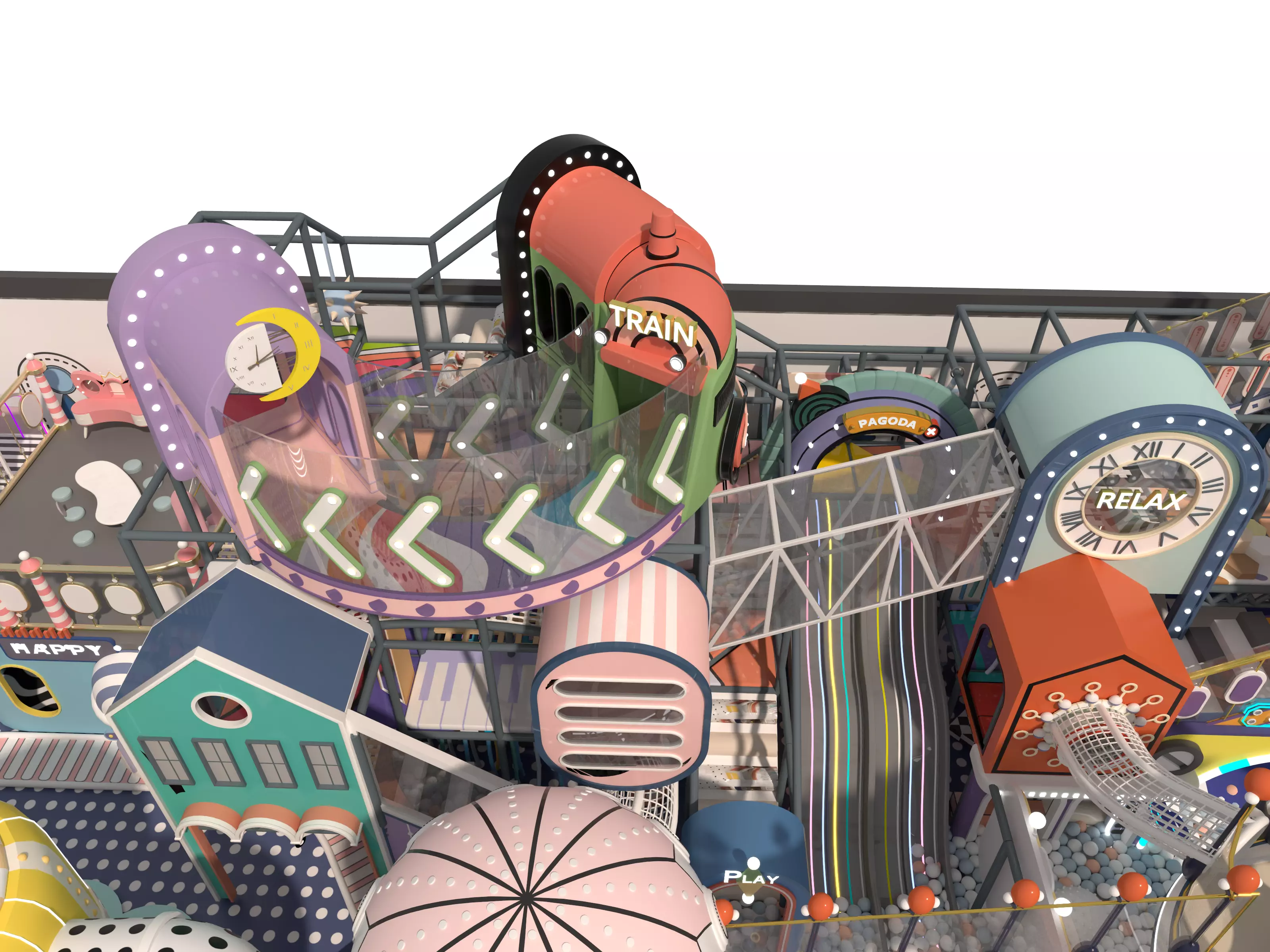 Children playground 03 3D model_4