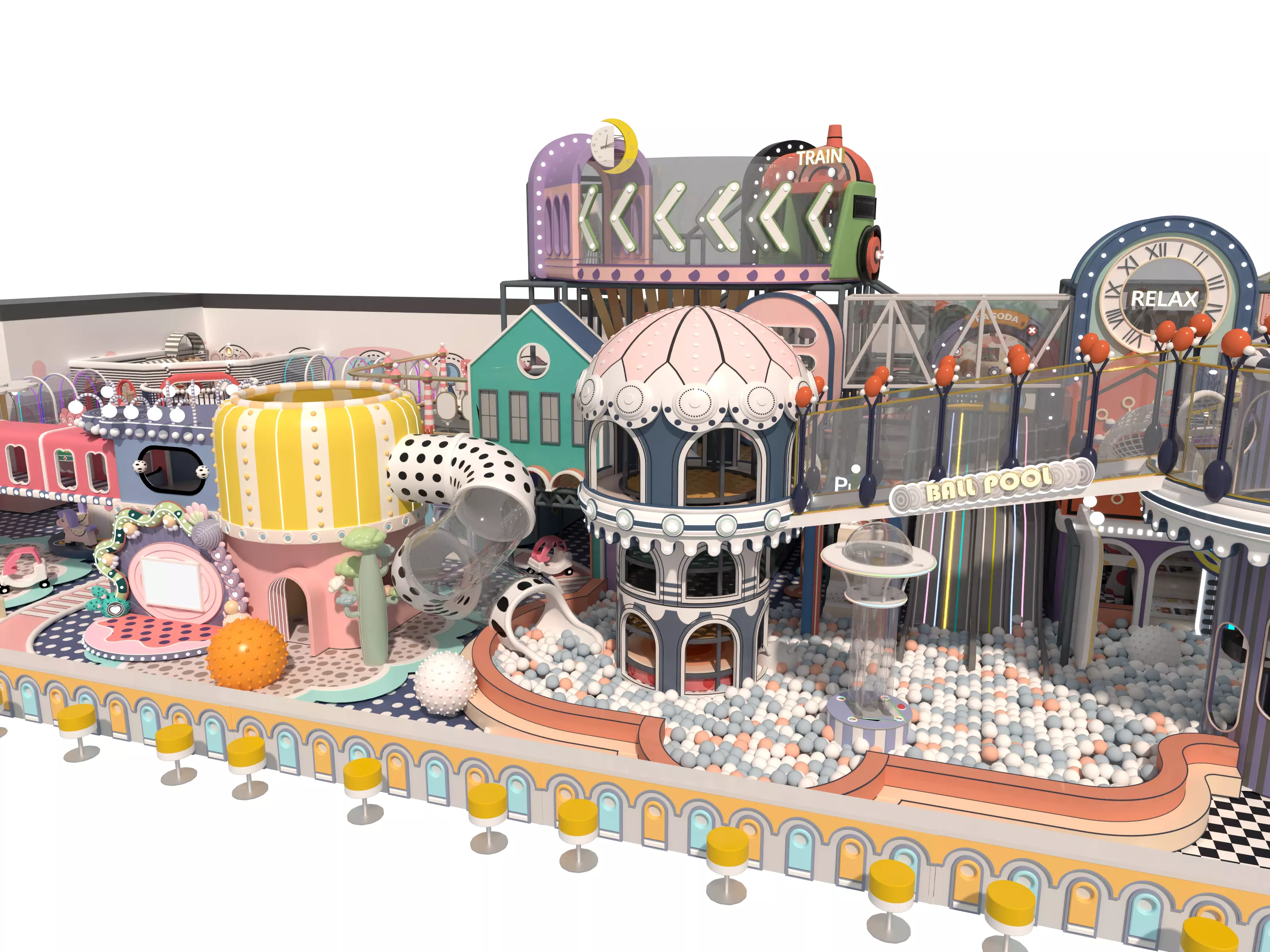 Children playground 03 3D model_5