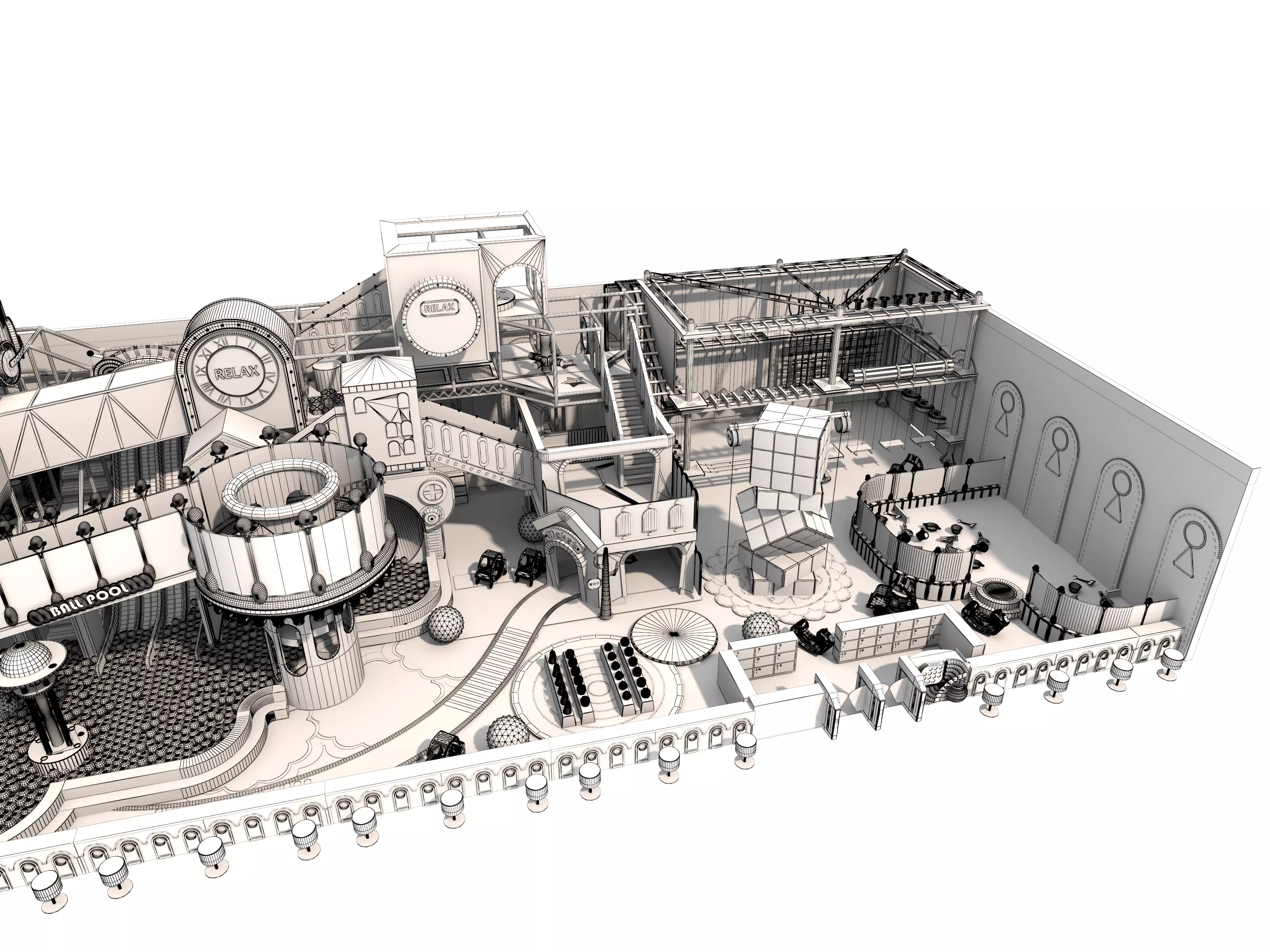 Children playground 03 3D model_15