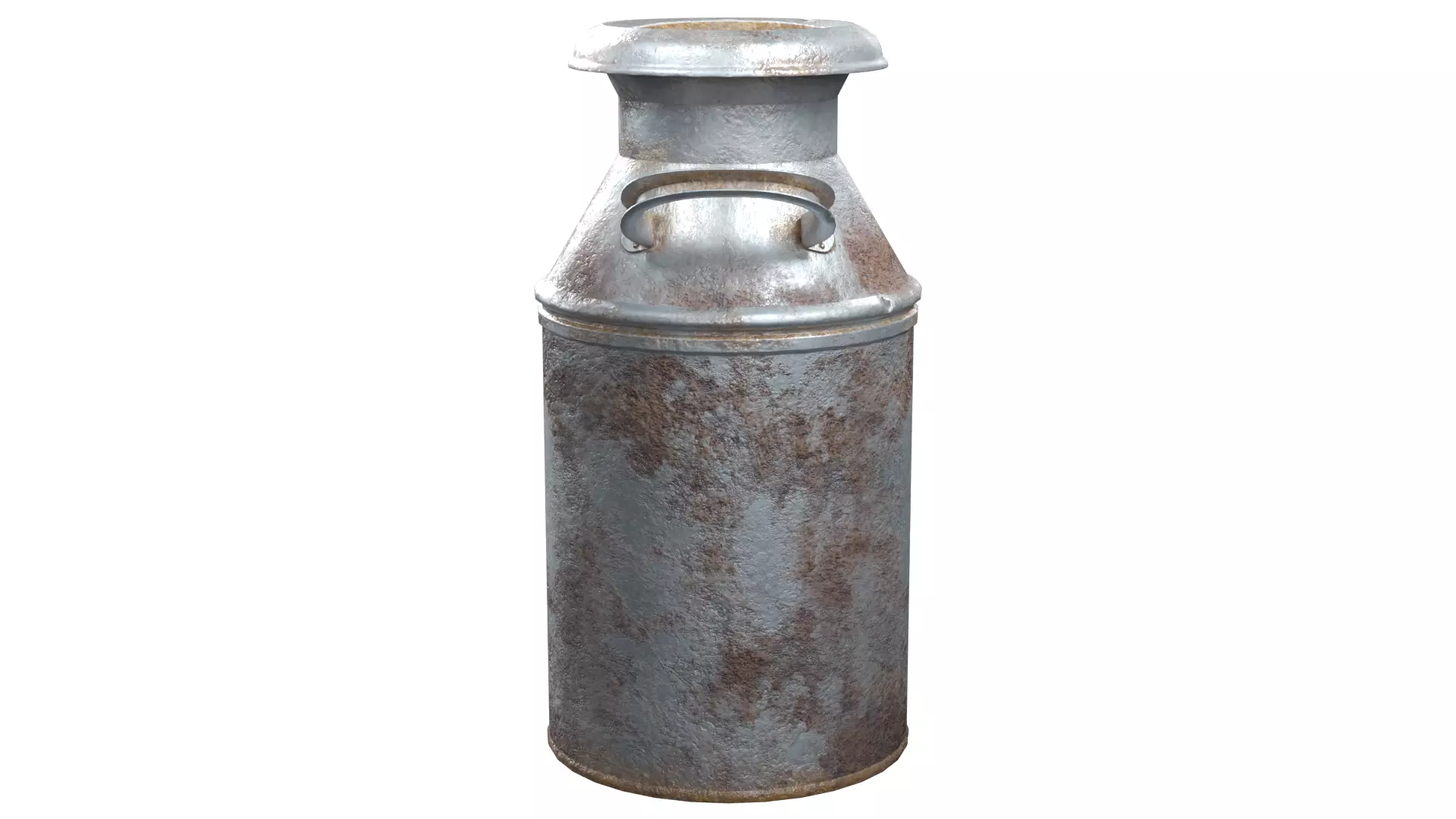 Milk Pale Old and Worn Low-poly 3D model_6