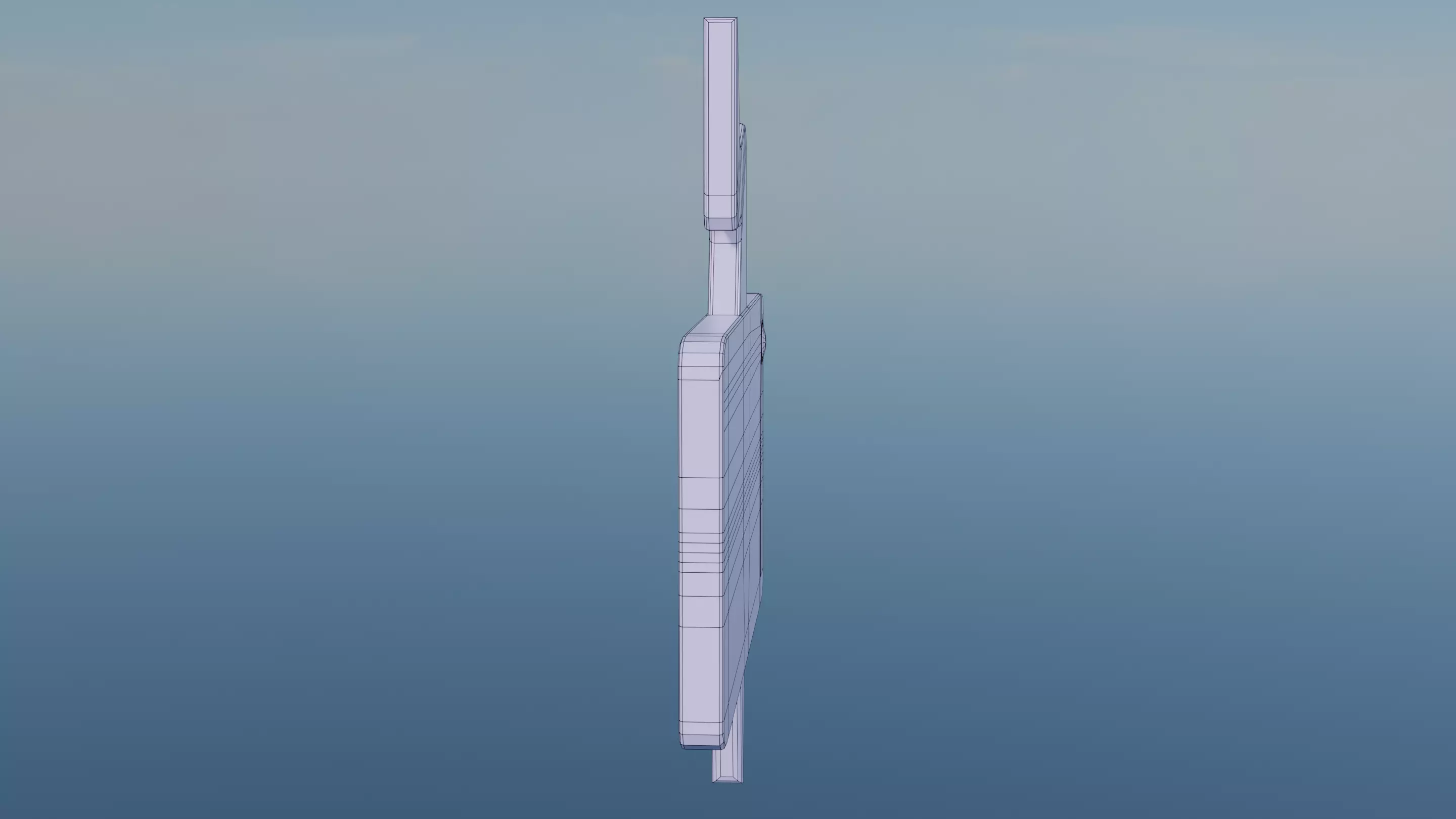 Pokemon Customizable Case SmartRotom Horizontal Low-poly 3D model_9