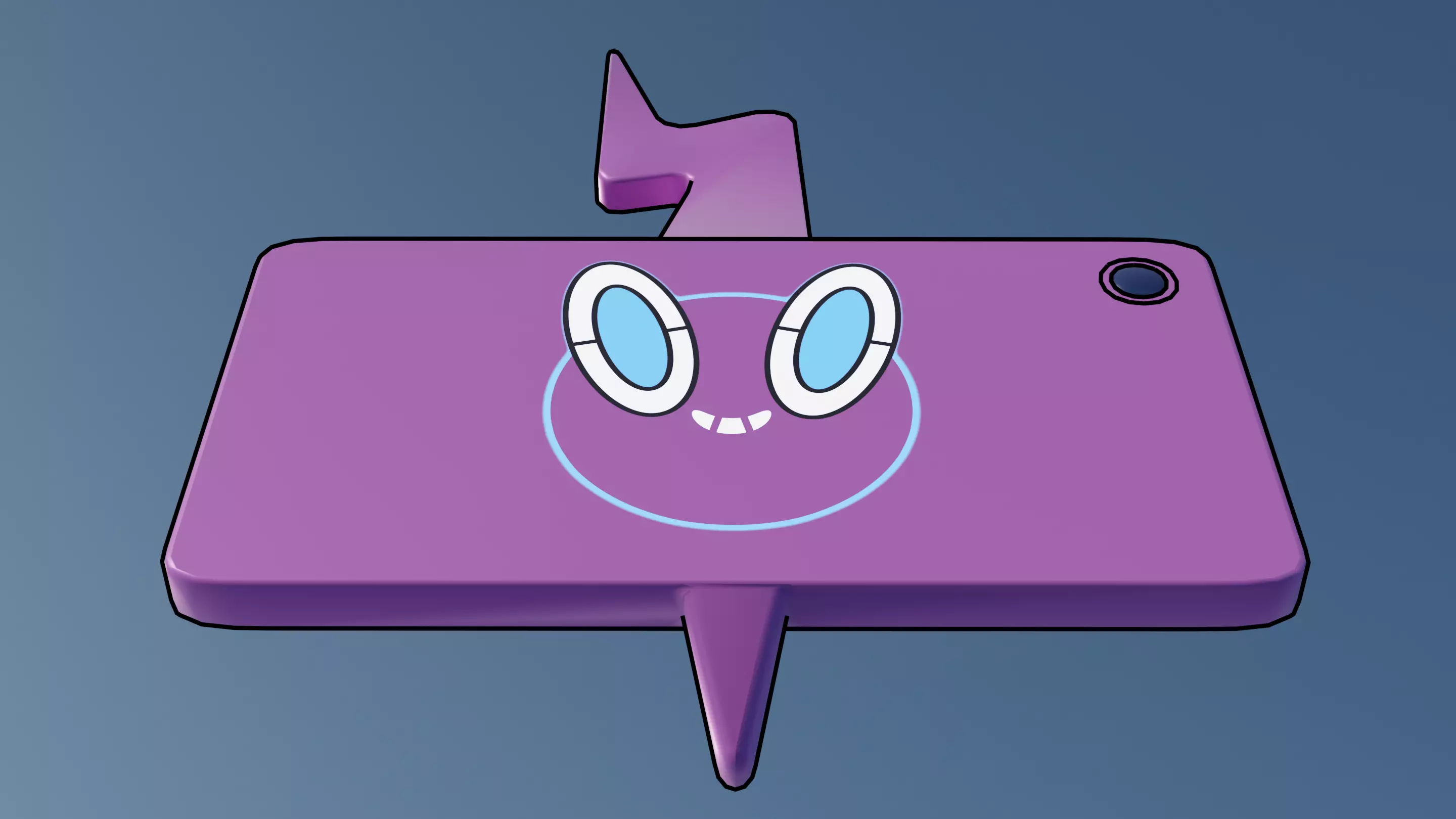 Pokemon Customizable Case SmartRotom Horizontal Low-poly 3D model_13