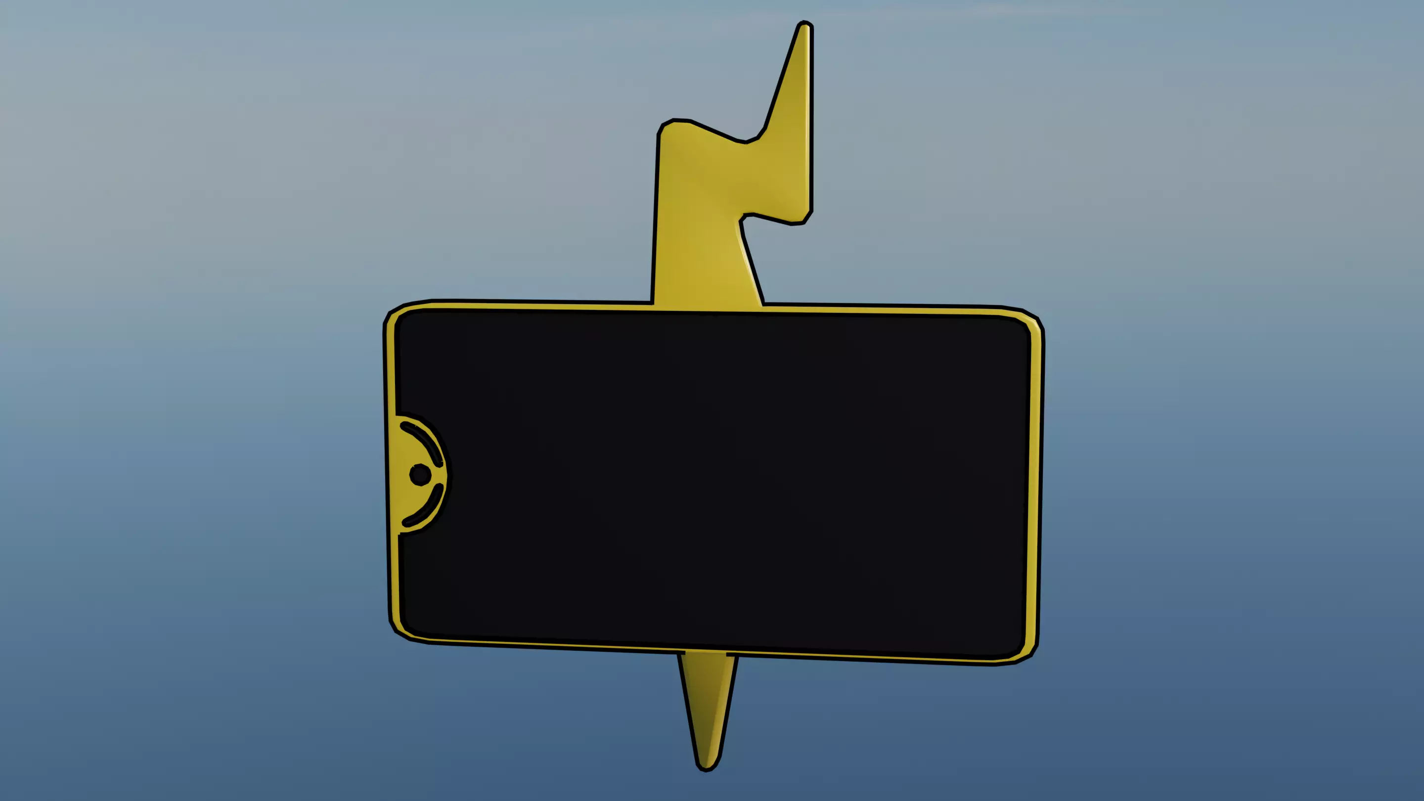 Pokemon Customizable Case SmartRotom Horizontal Low-poly 3D model_4