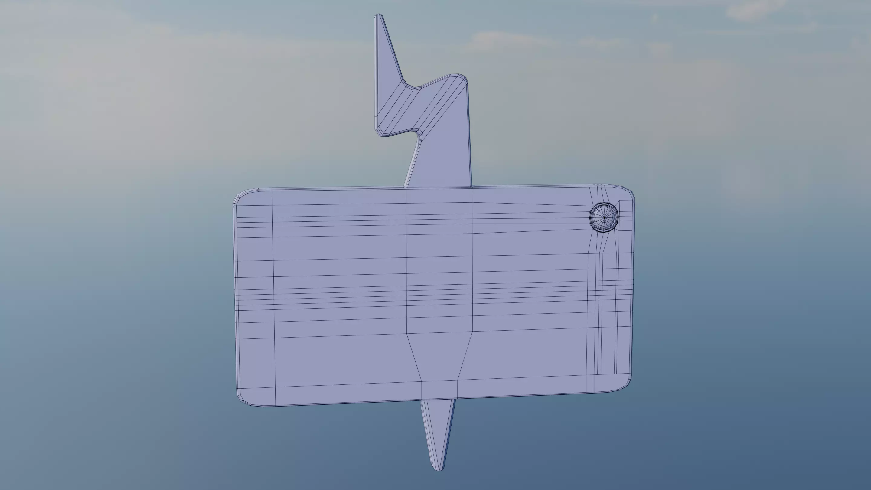 Pokemon Customizable Case SmartRotom Horizontal Low-poly 3D model_3