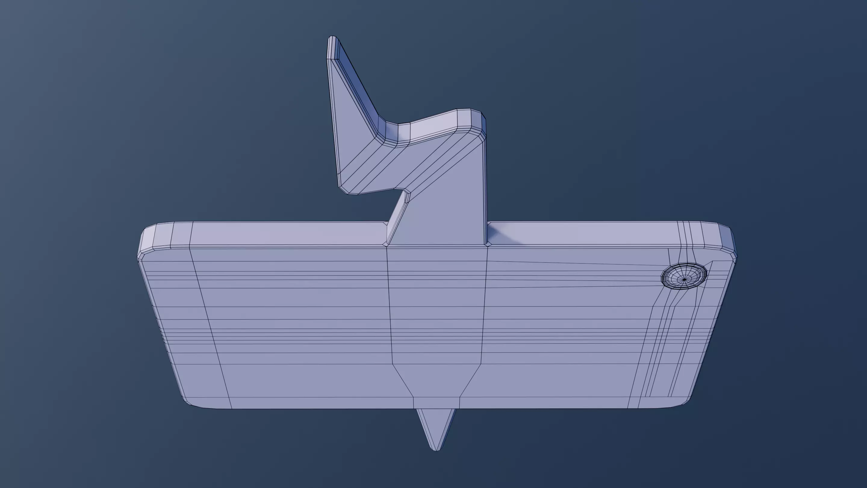 Pokemon Customizable Case SmartRotom Horizontal Low-poly 3D model_12