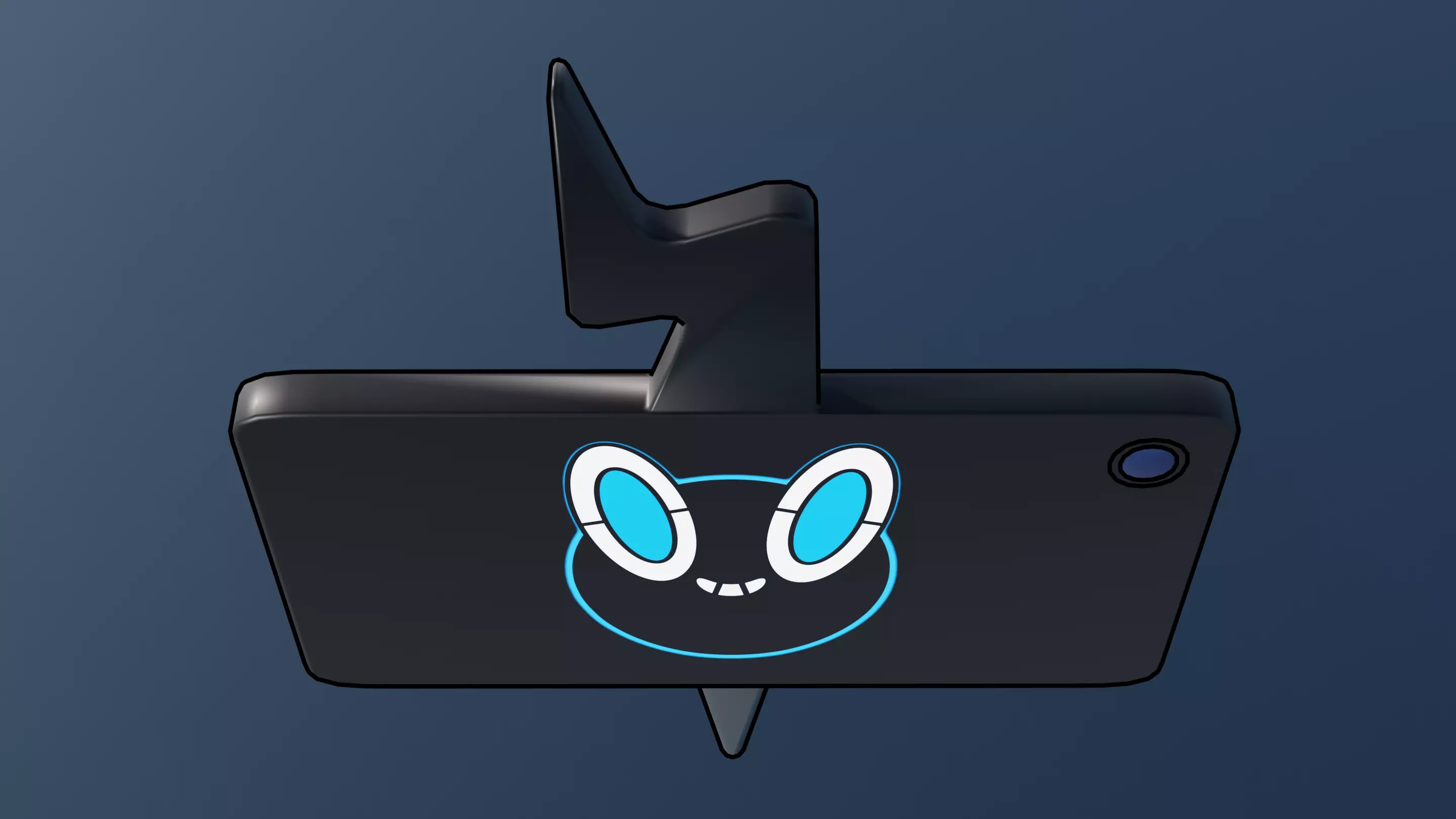 Pokemon Customizable Case SmartRotom Horizontal Low-poly 3D model_10