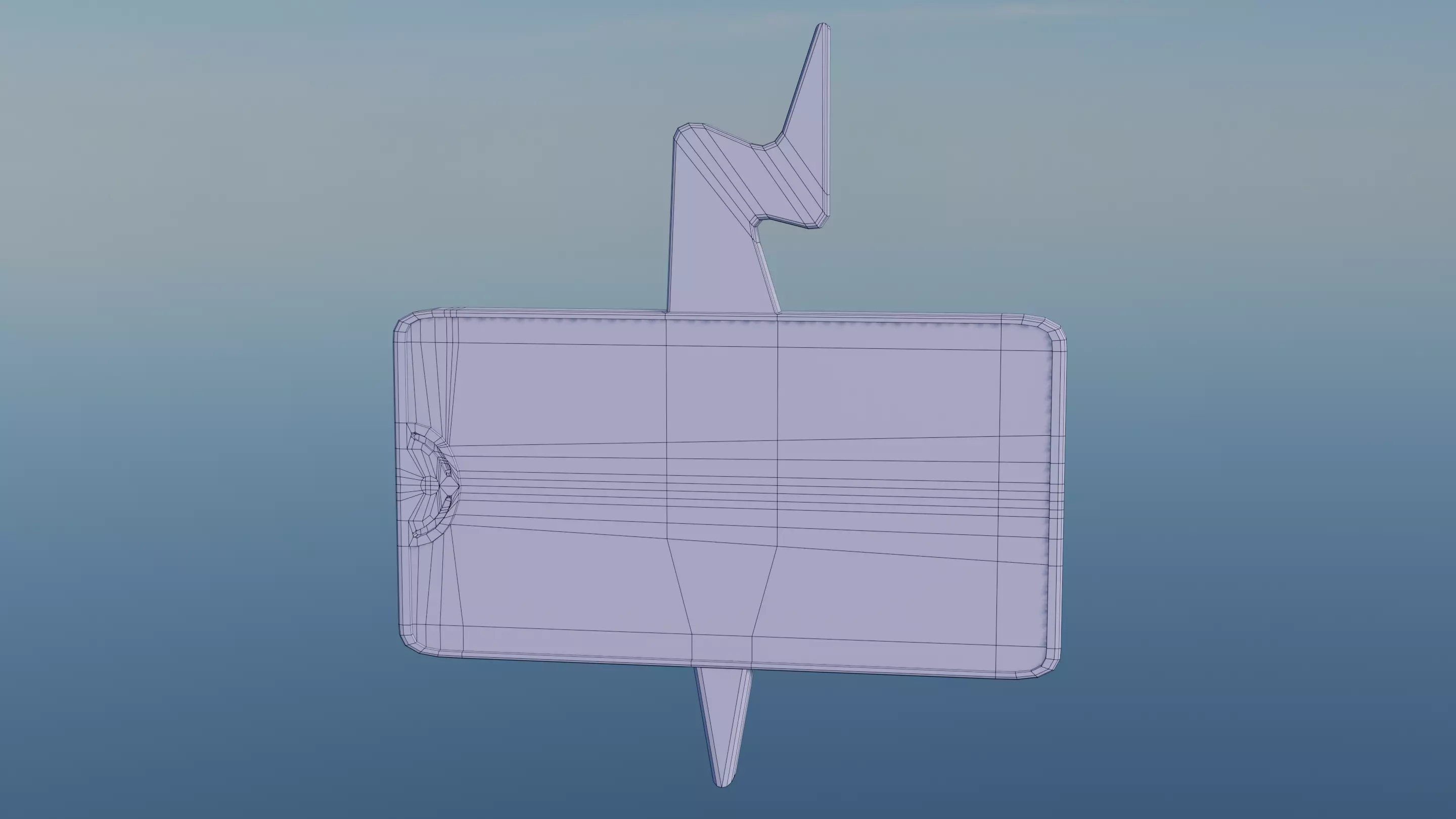 Pokemon Customizable Case SmartRotom Horizontal Low-poly 3D model_6