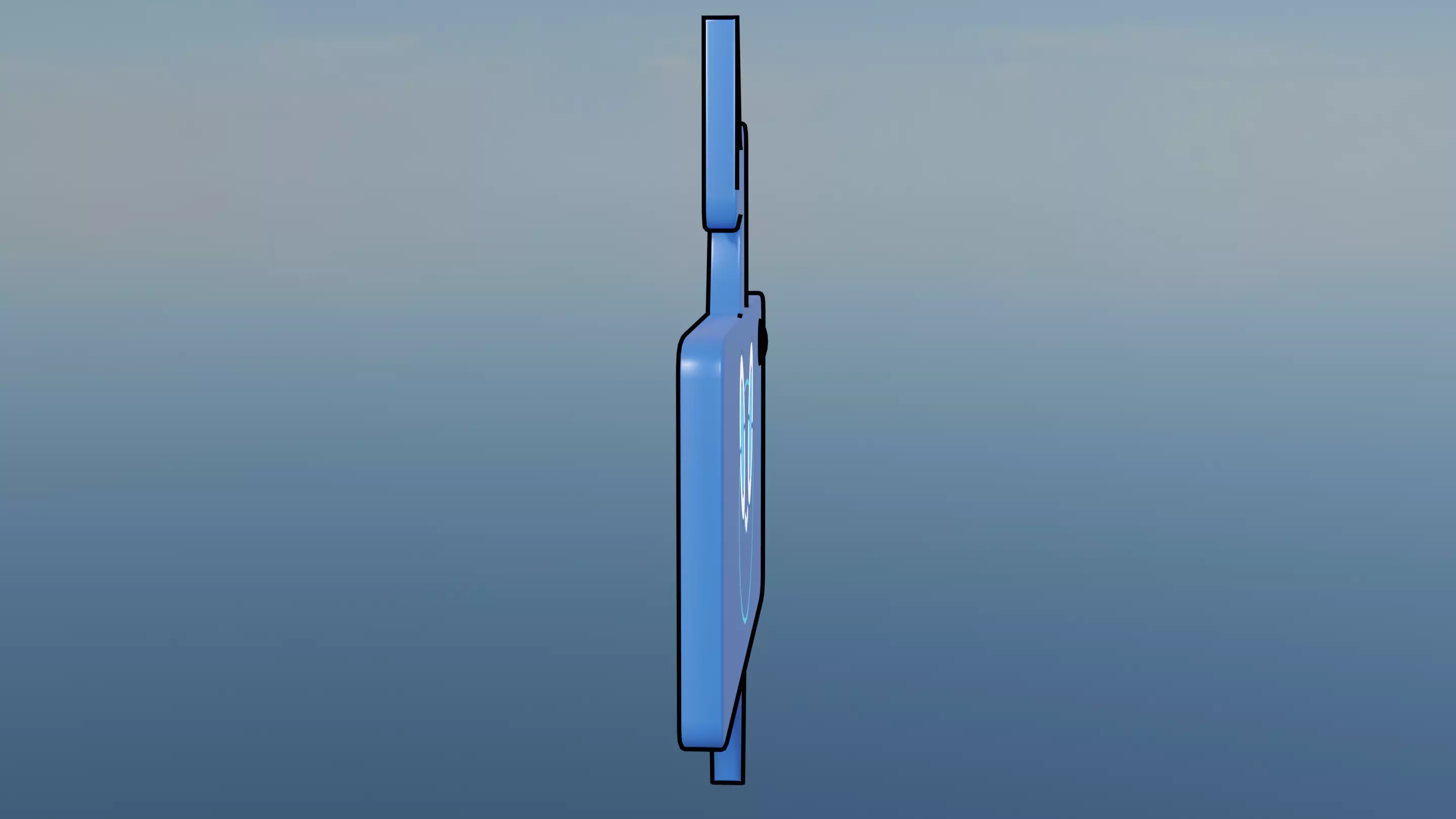 Pokemon Customizable Case SmartRotom Horizontal Low-poly 3D model_7