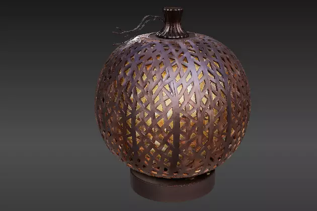 Lattice Pumpkin Lantern 3D Model Elegant Halloween Print-Ready 3D print model_11