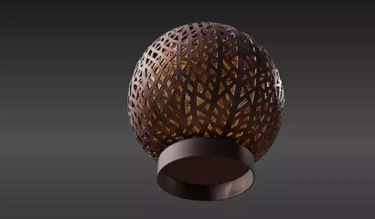 Lattice Pumpkin Lantern 3D Model Elegant Halloween Print-Ready 3D print model_10