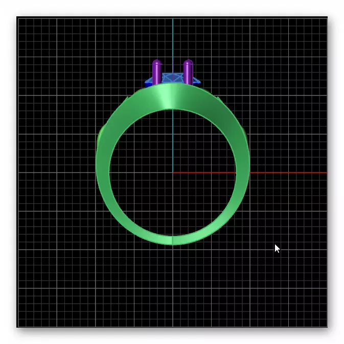 oval high jewelry ring  3D print model_2