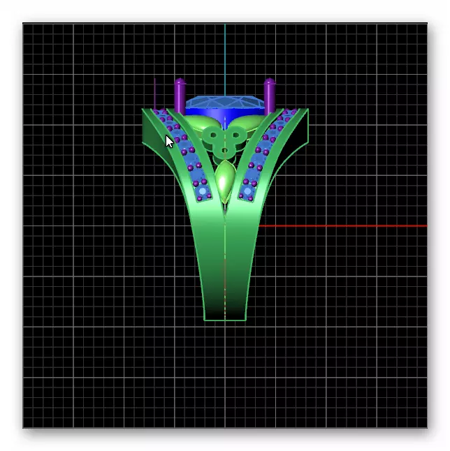 oval high jewelry ring  3D print model_3