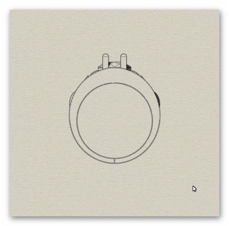 oval high jewelry ring  3D print model_7