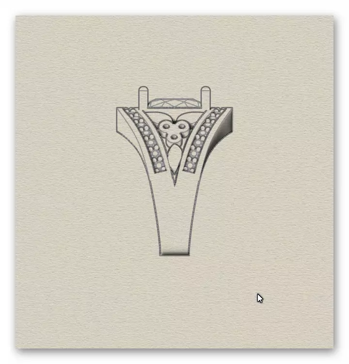 oval high jewelry ring  3D print model_6