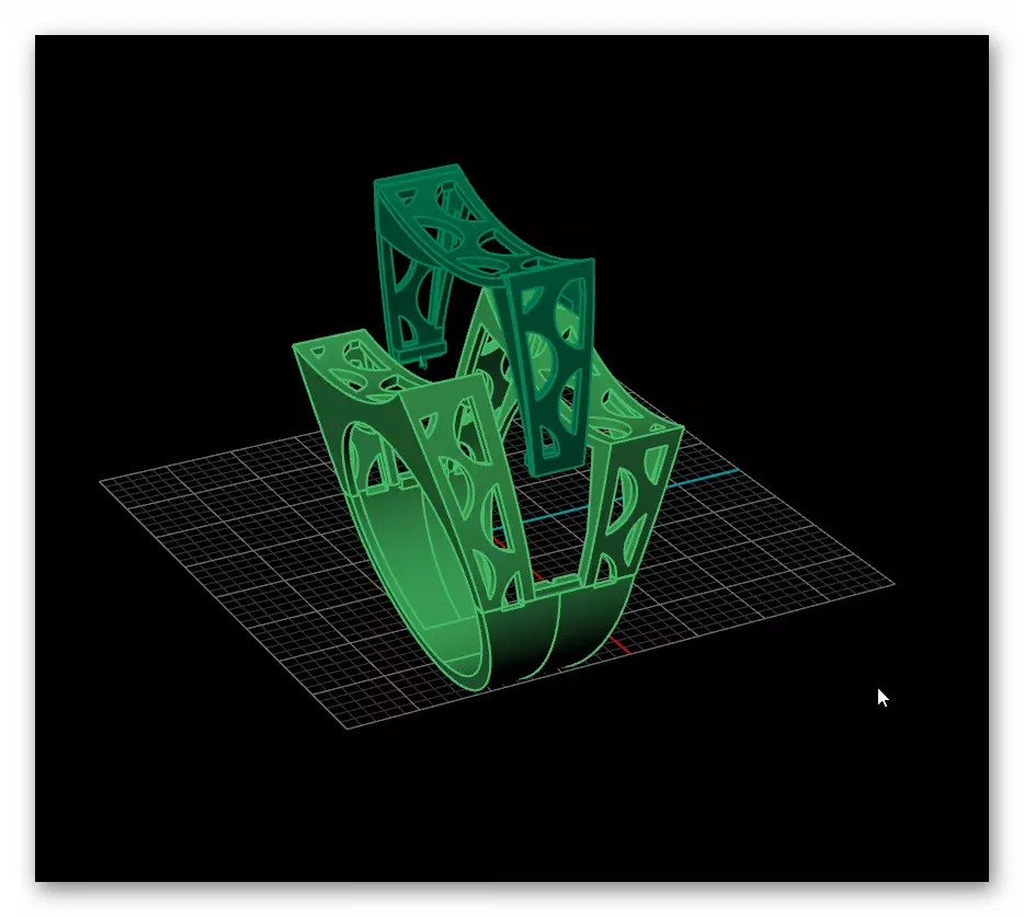 bypass gold ring 2 part 3D print model_5