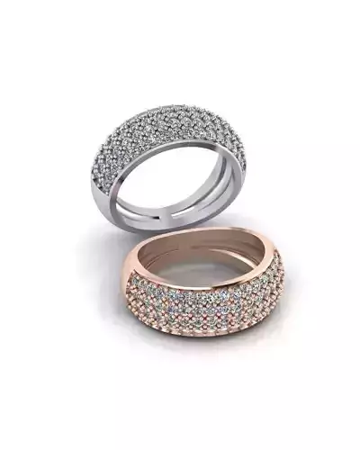 pave setting jewelry ring