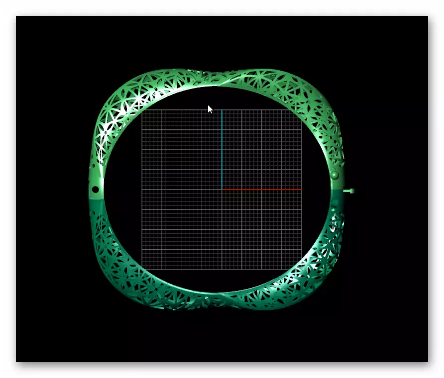 fusion gold bracelet  3D print model_2