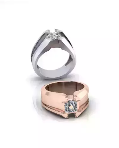 illusion men jewelry ring 