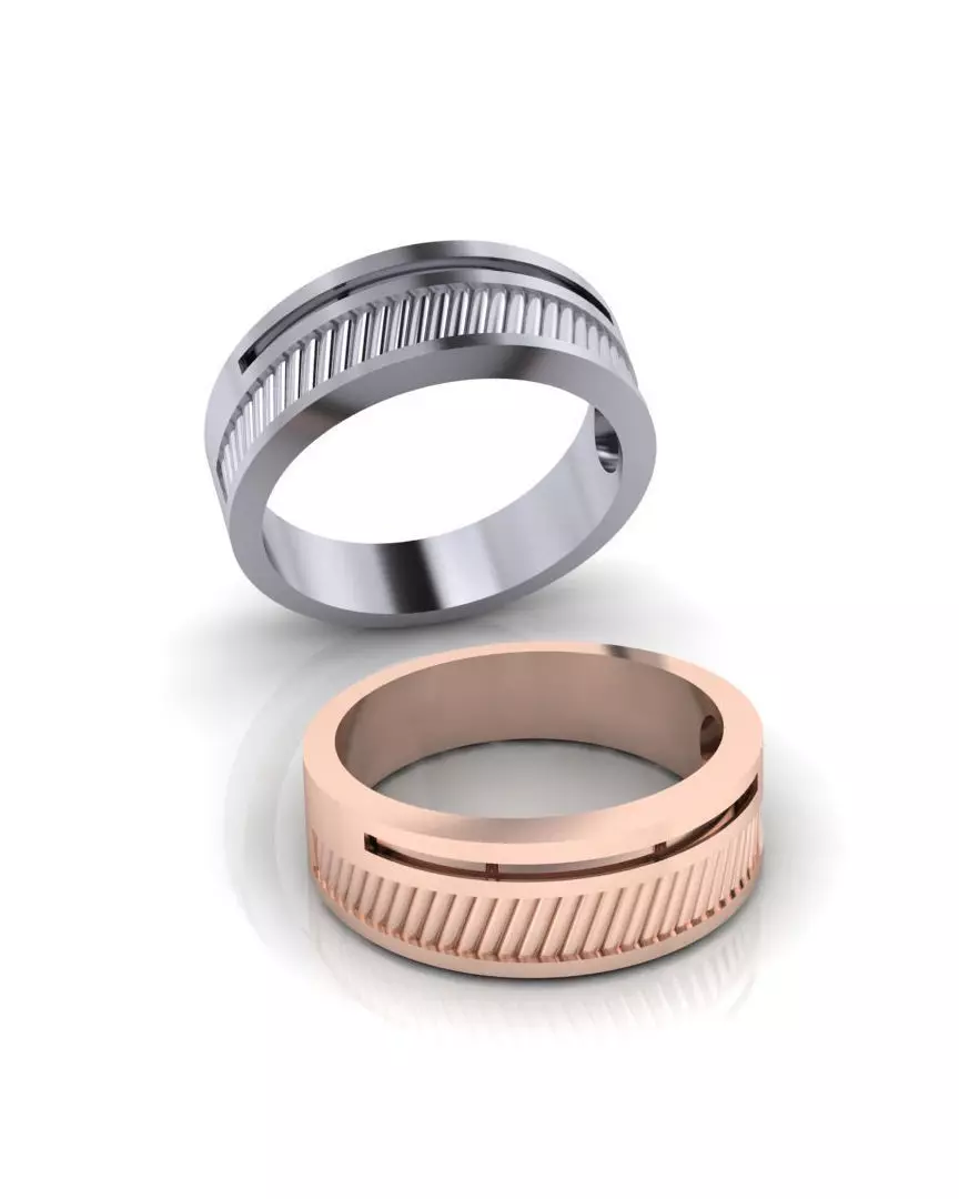 free gold ring Free 3D print model