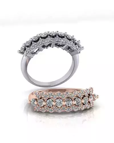 engagement pave setting jewelry ring 