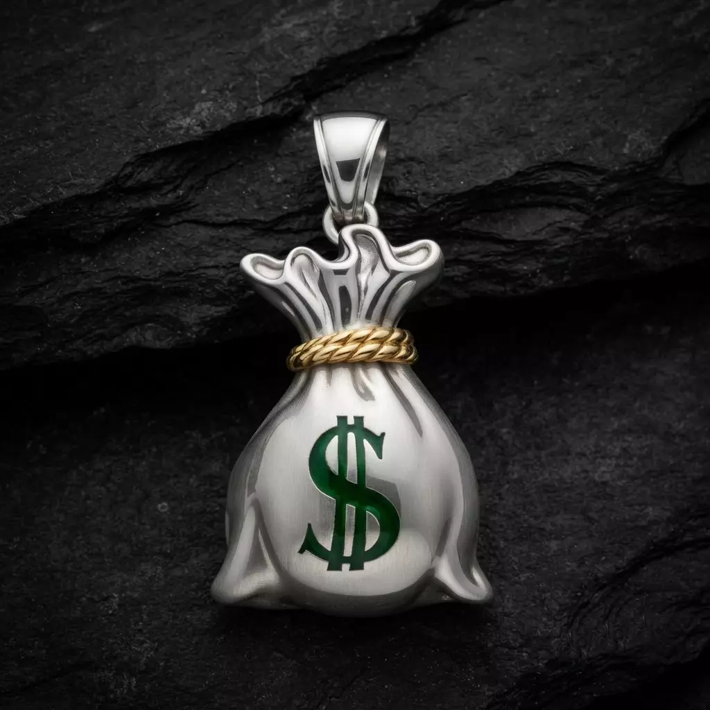 Money Bag Pendant 3D print model