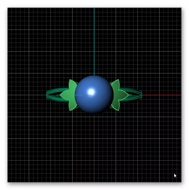 pear jewelry ring 3D print model_4