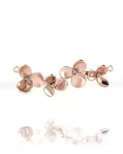 flower jewelry pendant