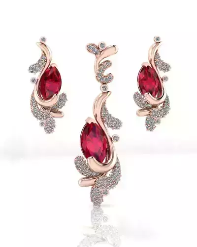 marquise high jewelry set