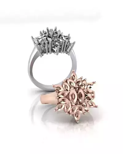 full marquise jewelry ring 