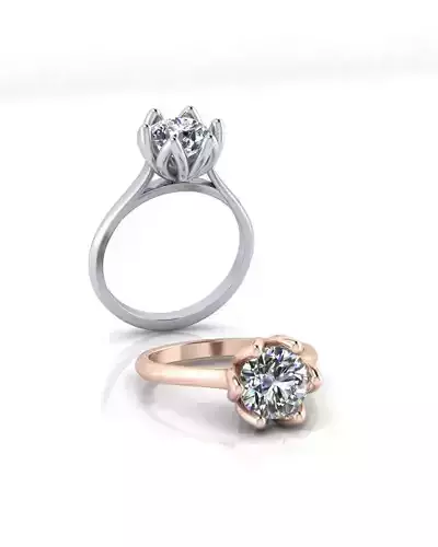 engagement solitaire jewelry ring  