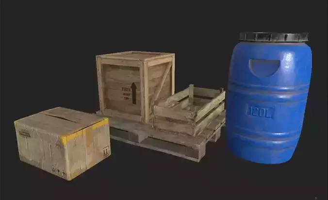Game Ready Warehouse Props Pack 