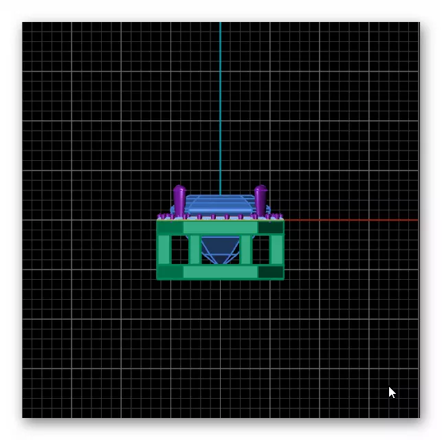 emerald halo jewelry pendant 3D print model_2