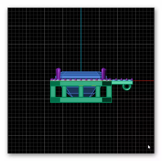 emerald halo jewelry pendant 3D print model_3