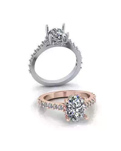 oval halo engagement jewelry ring 