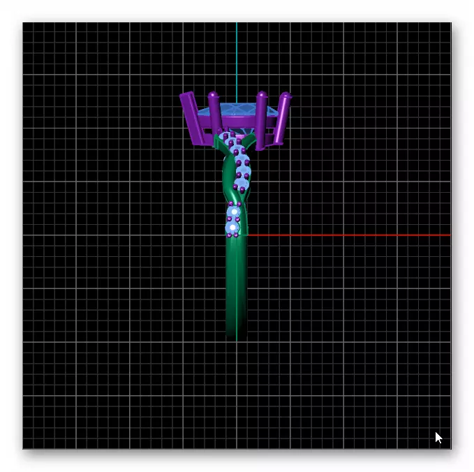 pear bypass jewelry ring  3D print model_3