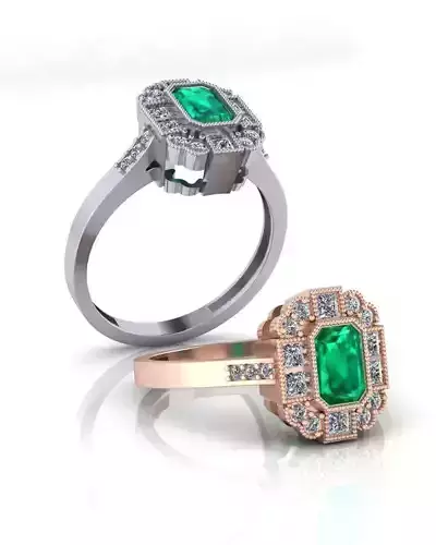 bezel setting halo engagement jewelry ring 