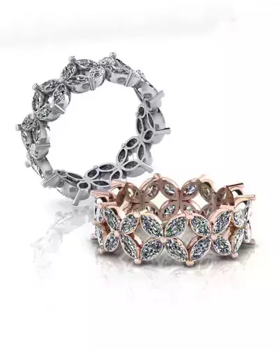 marquise eternity jewelry ring 