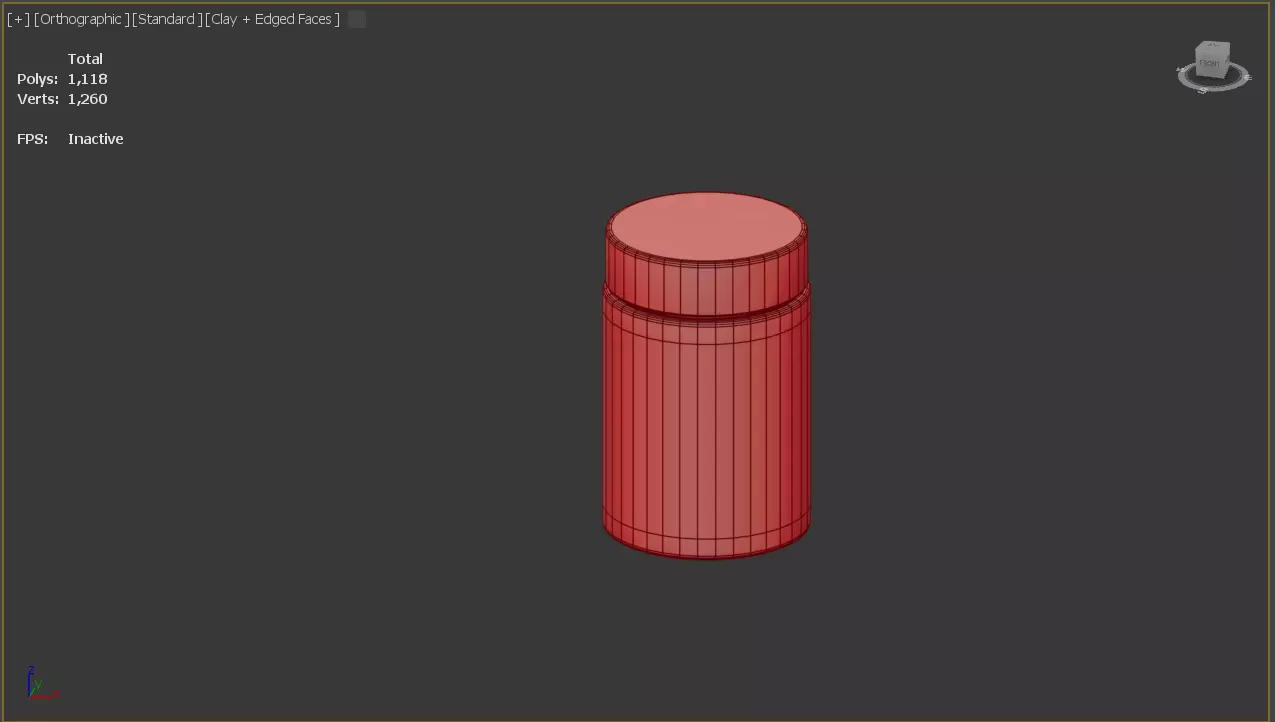 protein bottles Low-poly 3D model_12