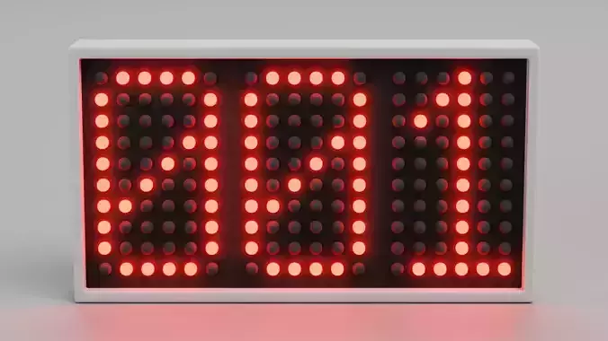 Number Box - Illuminated Numeric Display Light