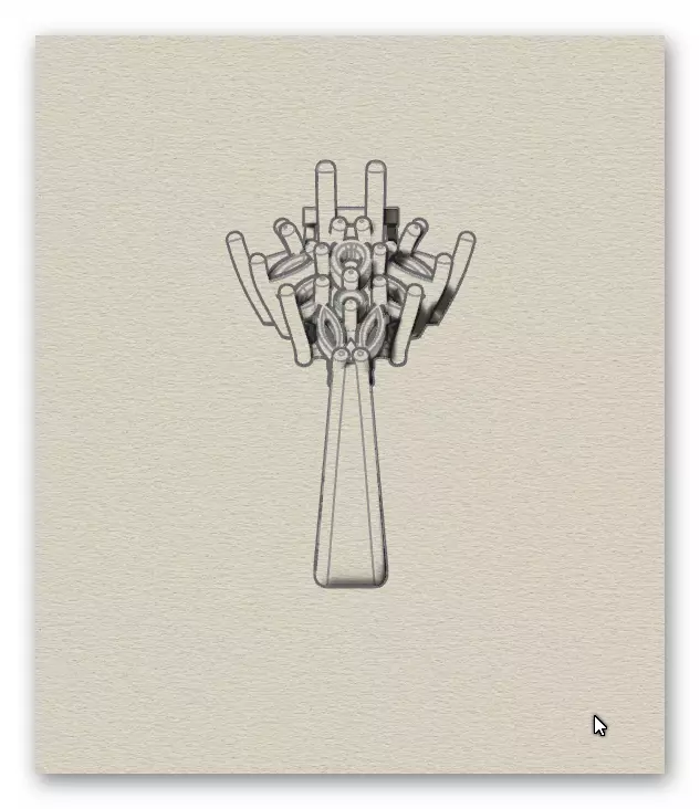 marquise and pear jewelry ring 3D print model_6