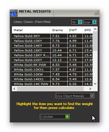 curb link shape gold ring 3D print model_9