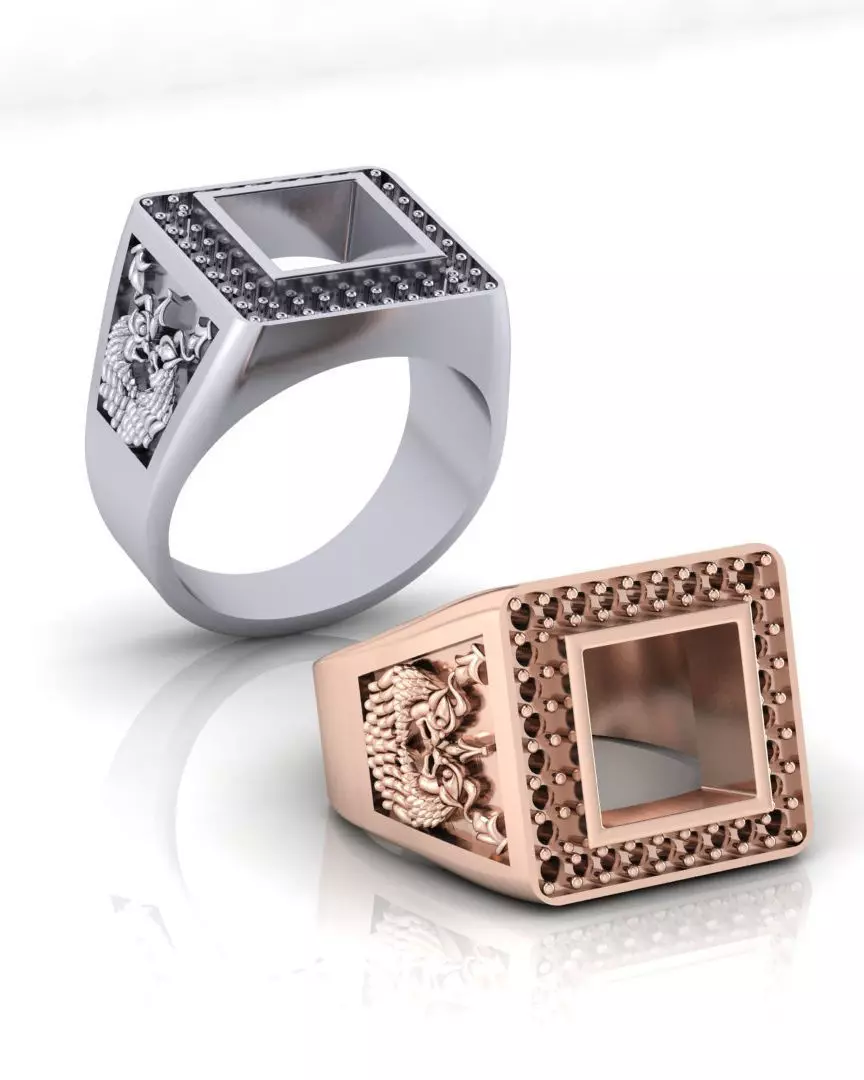 free man jewelry ring free stl obj 3dm Free 3D print model