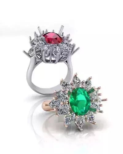 oval pear halo jewelry ring 