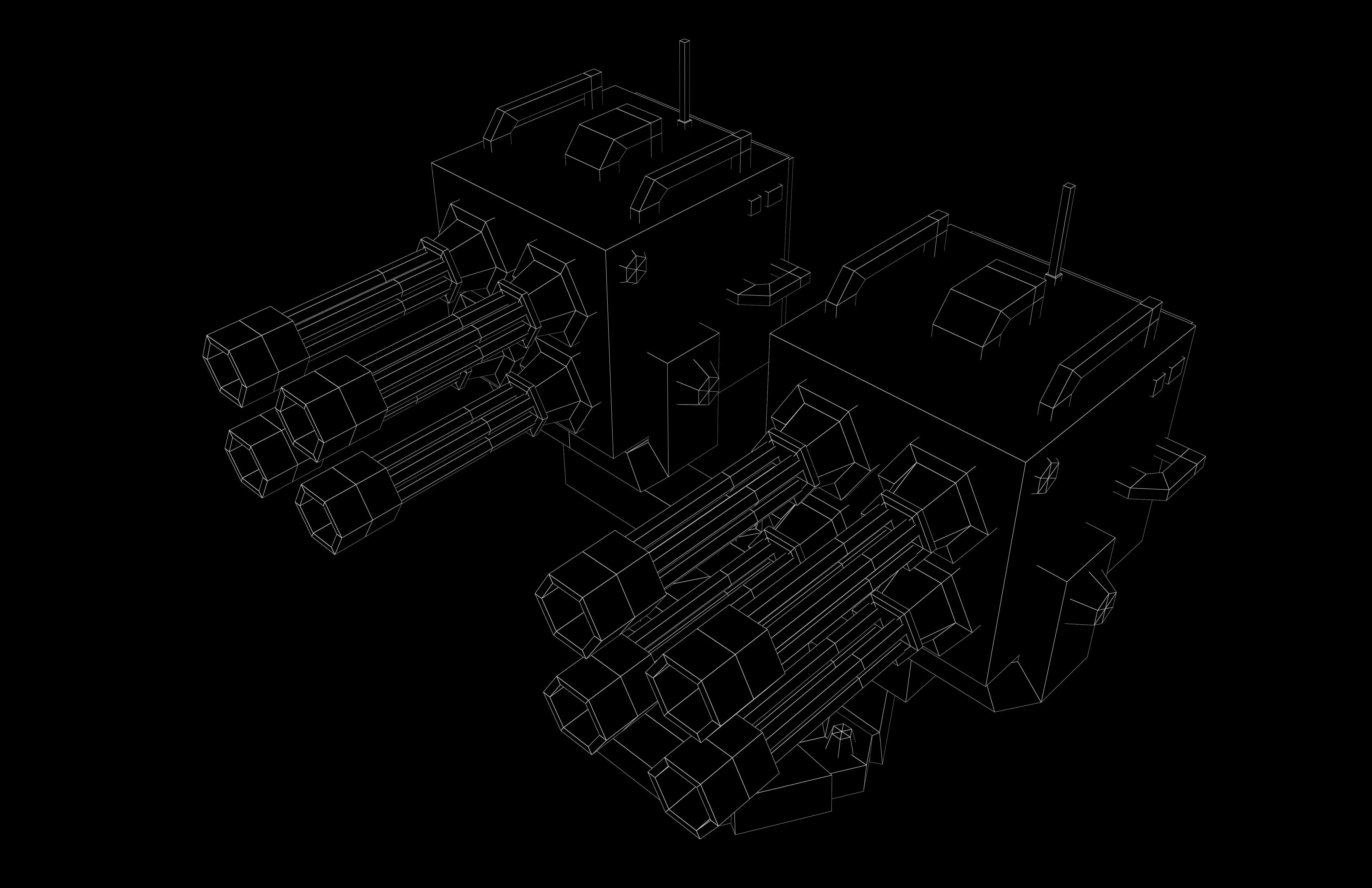 Tower Defence Mechanical v5 003 Low-poly 3D model_6
