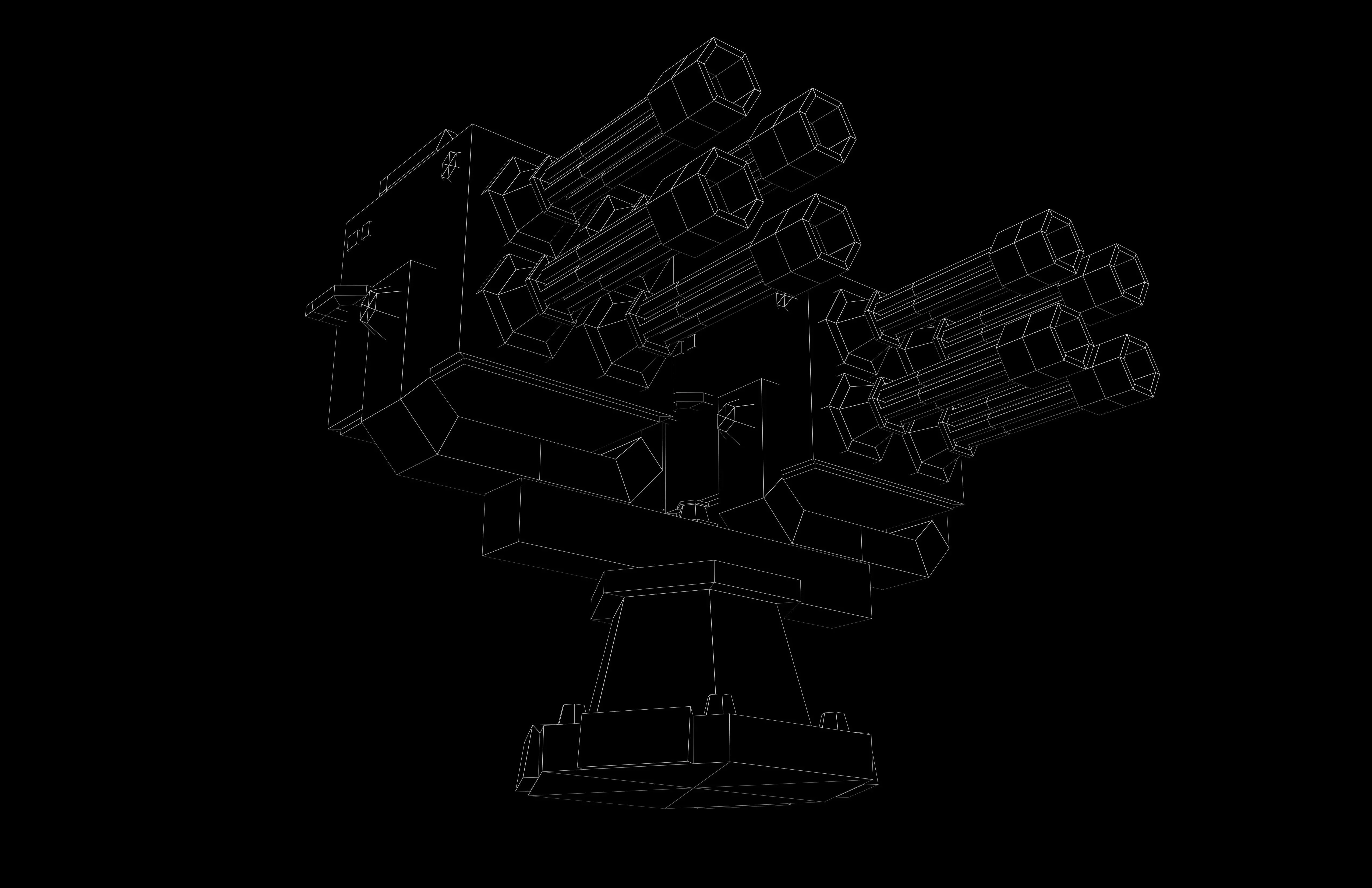 Tower Defence Mechanical v5 003 Low-poly 3D model_7
