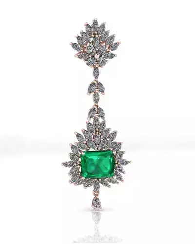 emerald marquise halo jewelry pendant
